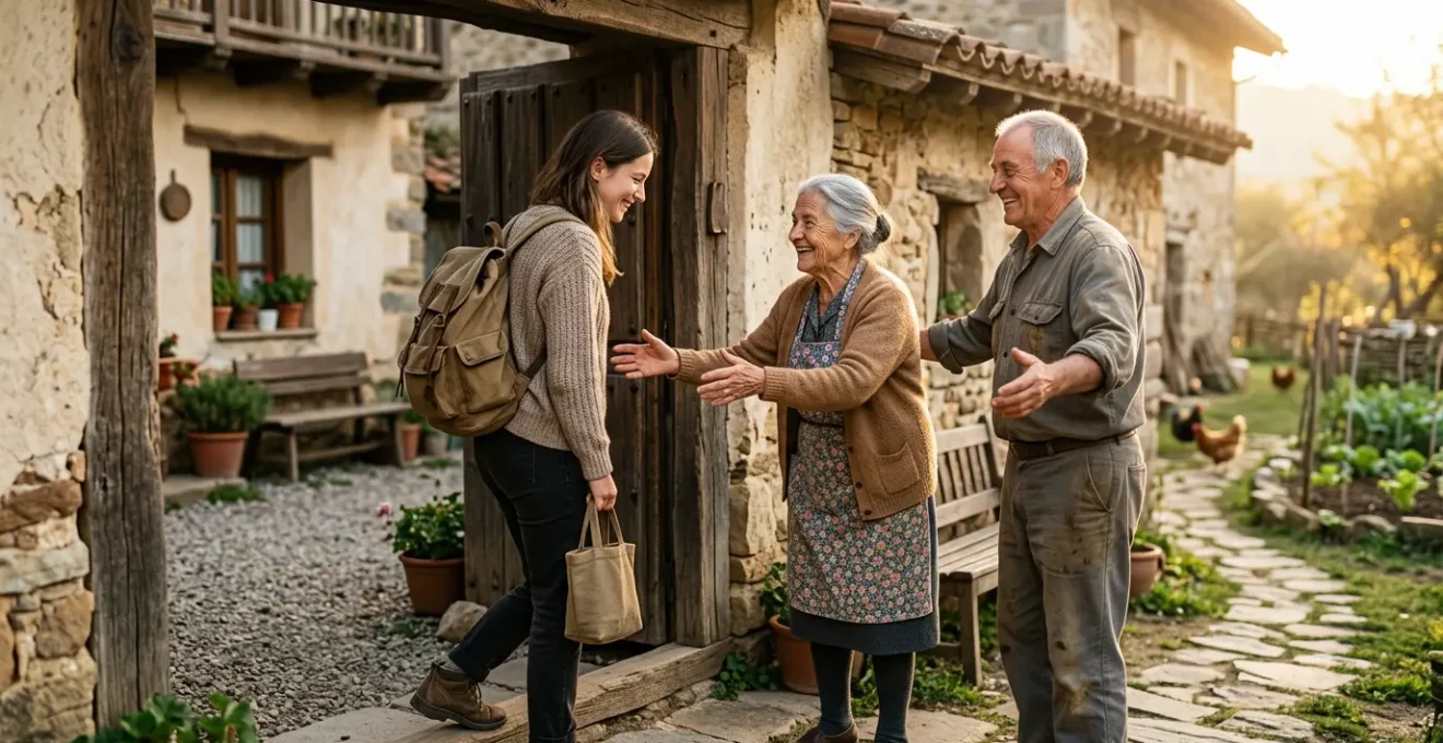 Voyage immersif en zone rurale, rencontre avec une famille locale