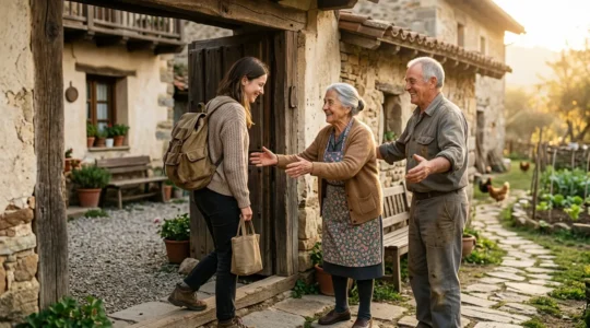 Voyage immersif en zone rurale, rencontre avec une famille locale